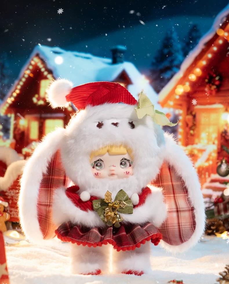 Новая серия Nommi 'Волшебный Сочельник' Blind Box Милые виниловые плюшевые куклы настольное украшение каваи подарки модная игрушка Мягкий плюшевый обнимашка