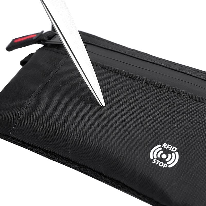 Rfid Держатель для кредитных карт Мужской короткий кошелек на молнии для монет X-Pac Мини дорожный кошелек Мужской тактический кошелек Кошелек для монет