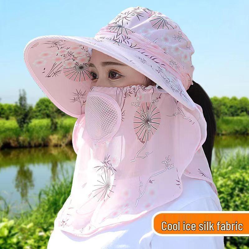 Дышащая широкополая шляпа от солнца для женщин среднего и пожилого возраста - Летняя мода и защита от ультрафиолета