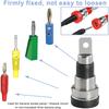 Xiatiaosann 12pcs Banana Jack Female Banana Plug 4mm Banana Plug Connectors for DIY Test Projects Panel Mount Binding Posts Sockets, Connectors,