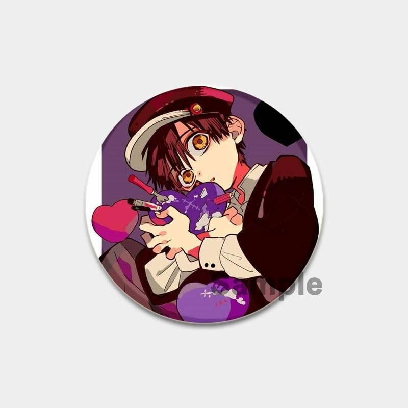 58 мм значки в стиле аниме Hanako Kun на унитаз, аксессуары для рюкзака NENE, значки манги, булавки, мультяшные броши для одежды, сумка, декор, подарки