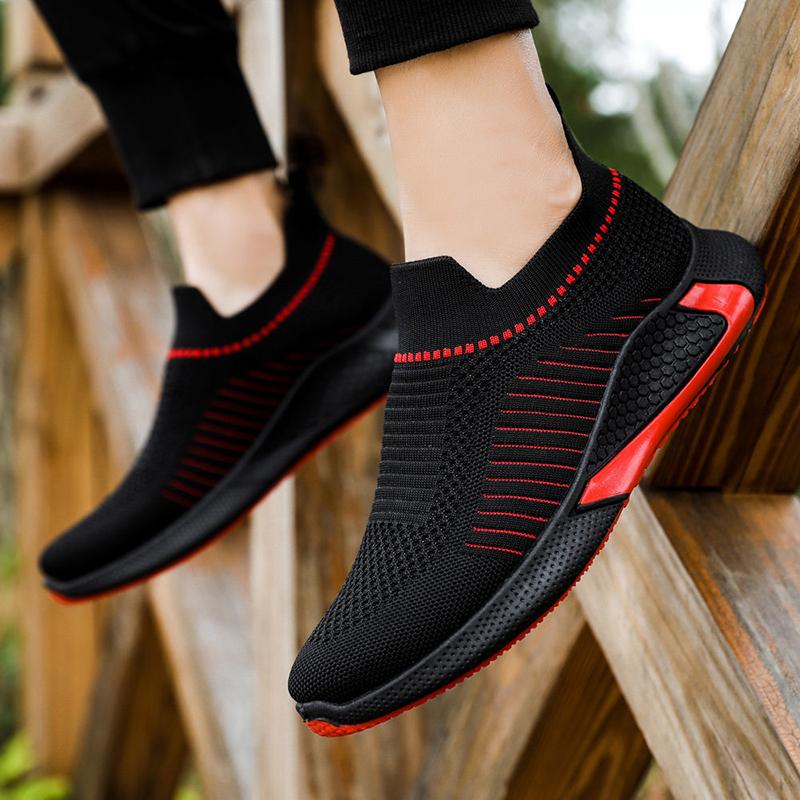 Men's Shoes Summer Breathable Mesh Sneakers Men Running Casual Sports Shoes Hollow White Shoes Tenis Masculino Sapatos