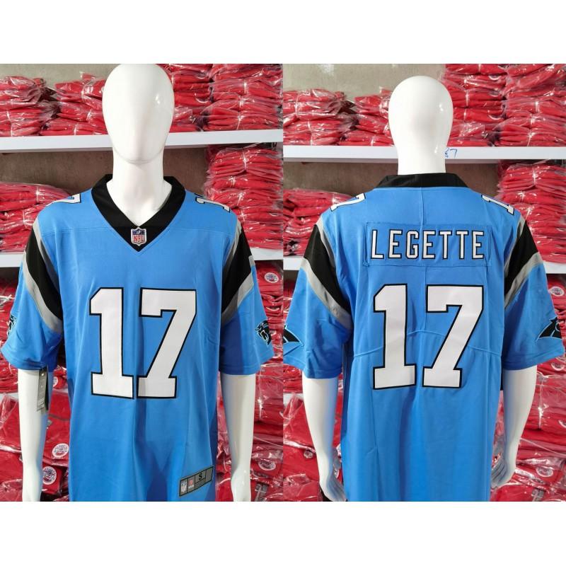 NFL Carolina Panthers Custom Embroidered Short Sleeve Jersey Men Sports Fan Apparel Team Support Gear