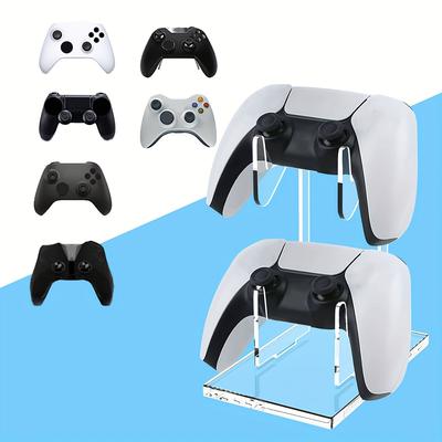 Универсальная подставка для игровых контроллеров - PS5/PS4/Switch/Xbox Elite и другие. Компактное настольное крепление для вертикального/горизонтального дисплея.