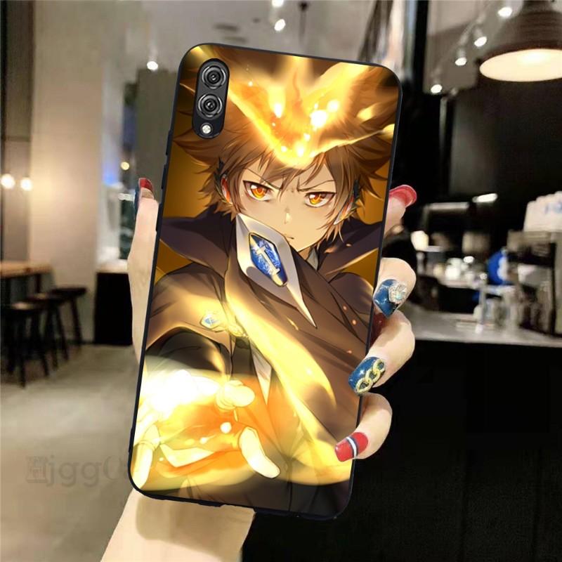 Чехол для телефона Hitman Reborn с аниме для Honor 70 50 20 7S X9 X8 X7 Magic 4 3 Pro, мягкий черный чехол для телефона