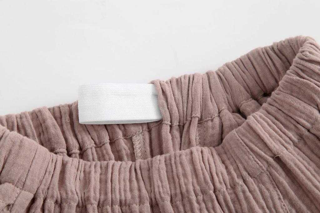 SISOFTLY Длина, Длина для отдыха, Удобные, Идеальный подарок, Женская пижама, Летняя, 100% хлопок, Брюки 3/4, Комплект, Двухслойный хлопок,