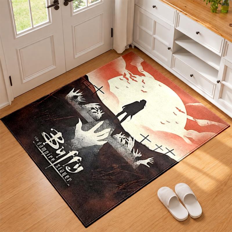 Buffy Carpet Door Mat for Living Room or Bedroom Protective Mat Under Chair Office Decoration Christmas Gift Birthday Present