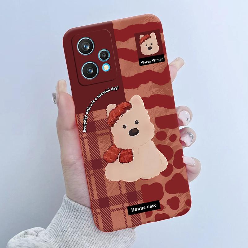 Чехол для телефона Realme 9 Pro Plus RMX3392 RMX3393 Дизайн 'Цветочная Девочка' Мягкий Силикон ТПУ Задняя Панель Для Realme9 4G RMX3521 Чехлы