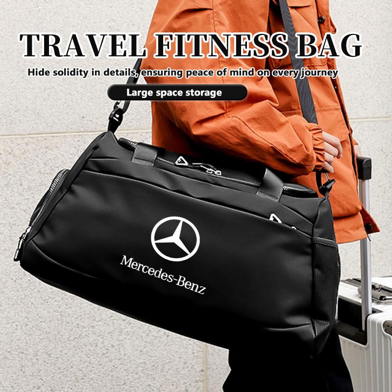 FFYE5 Travel Waterproof Sports Backpack Outdoor Gym Shoulder Handbag For Mercedes Benz W202 W212 W126 W140 W168 W177 CLS GLE GLC GLS