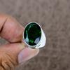 Chrome Diopside Genstone Handmade 925 Sterling Silver Jewelry Ring Size 6 KKG-516