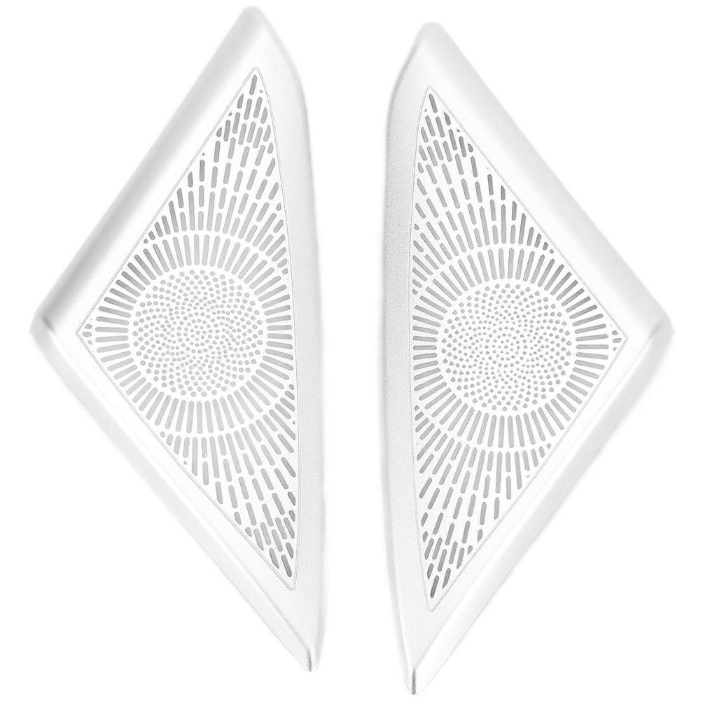 2PCS Car Stereo Speaker Decor Sticker Audio Tweeter Trim Cover Grill Replacement for 7 Series 2009?2014