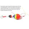 Beans Knot Stopper Buoy Fishing Float Kit Rock Fishing Fishing Tackle Bobber Accessories