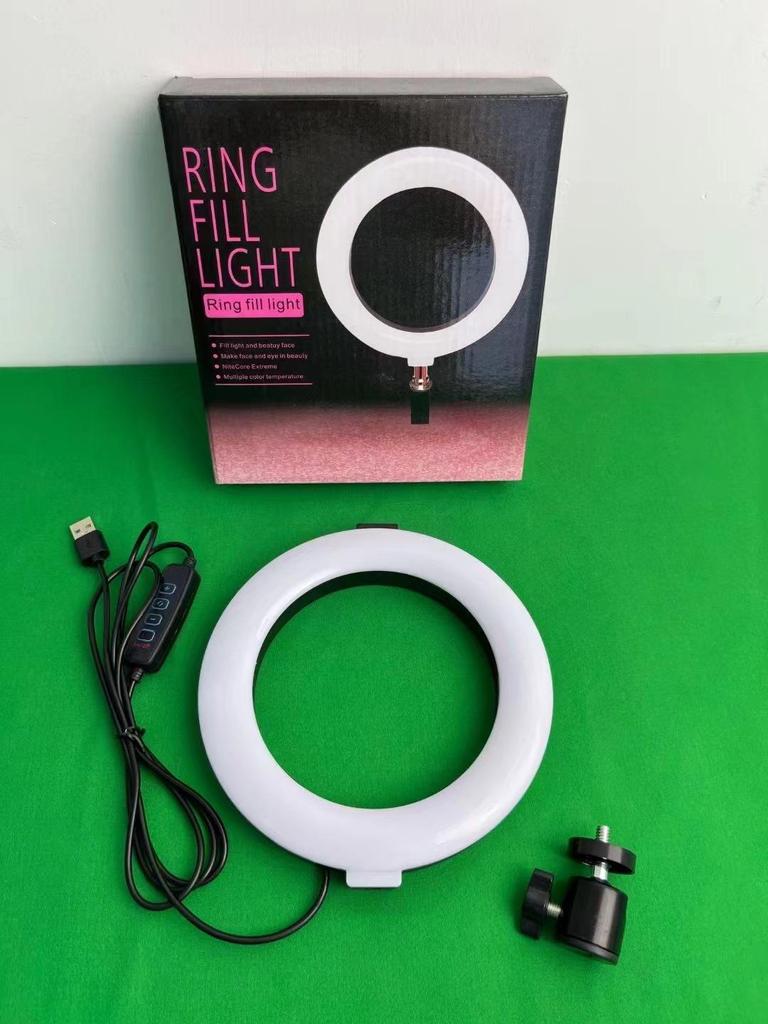 LED Selfie Ring Light with Adjustable Tripod for Live Streaming and Photography