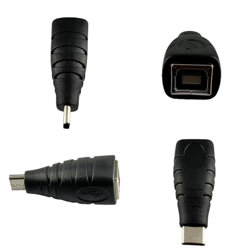 USB B на USB C Адаптер, Type C Male на USB B Конвертер для Принтеров, Электрических Пианино, Ноутбуков и Устройств Type C