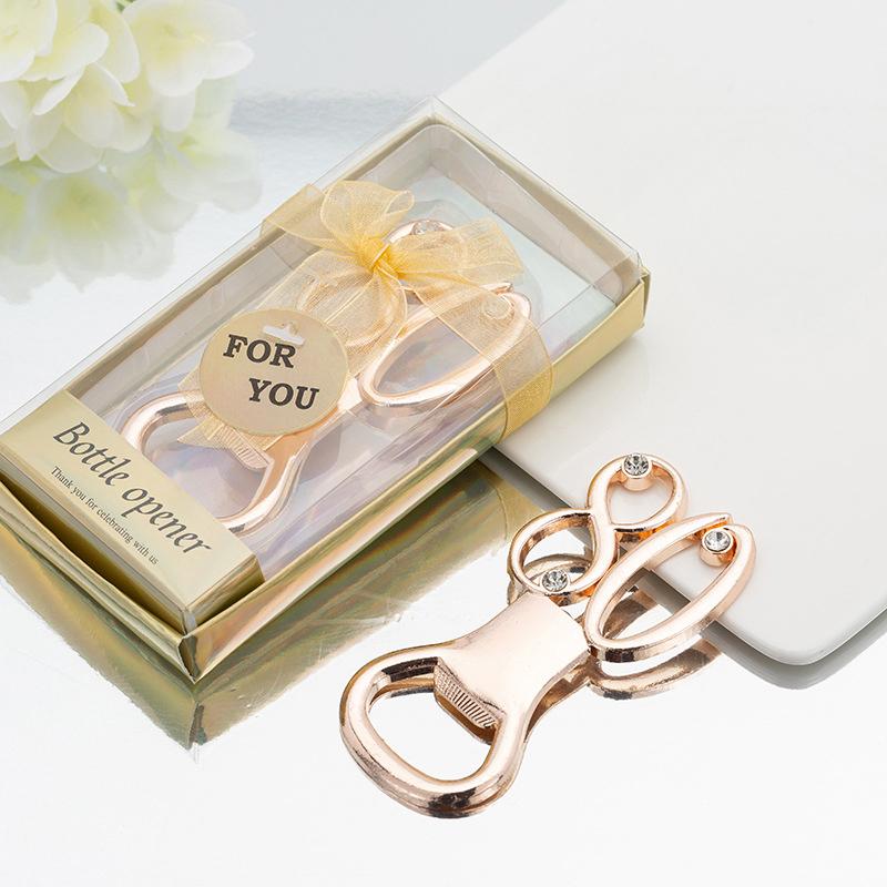 Свадебные подарки Различные открывалки для бутылок с цифрами Инструменты для украшения бара Упаковка Открывалка для пива