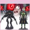 Unique 17.5cm Female Pencil Figure And Three Body Titan Figurine Decorative Toy Set