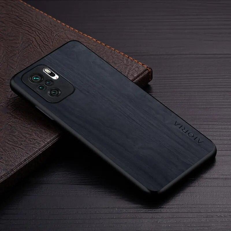 Чехол для Xiaomi POCO M5S M5, чехол, простой уникальный дизайн, легкий чехол из искусственной кожи с деревянным узором для чехла poco m5