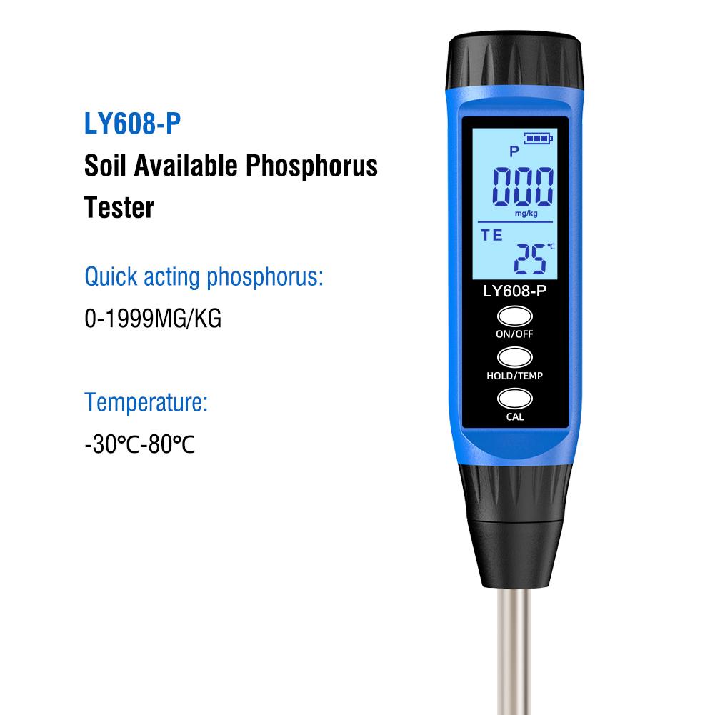 Профессиональный измеритель питательных веществ почвы, быстродействующий анализатор азота, тестер плодородия для садоводства, сельского хозяйства, светодиодный тестер почвы