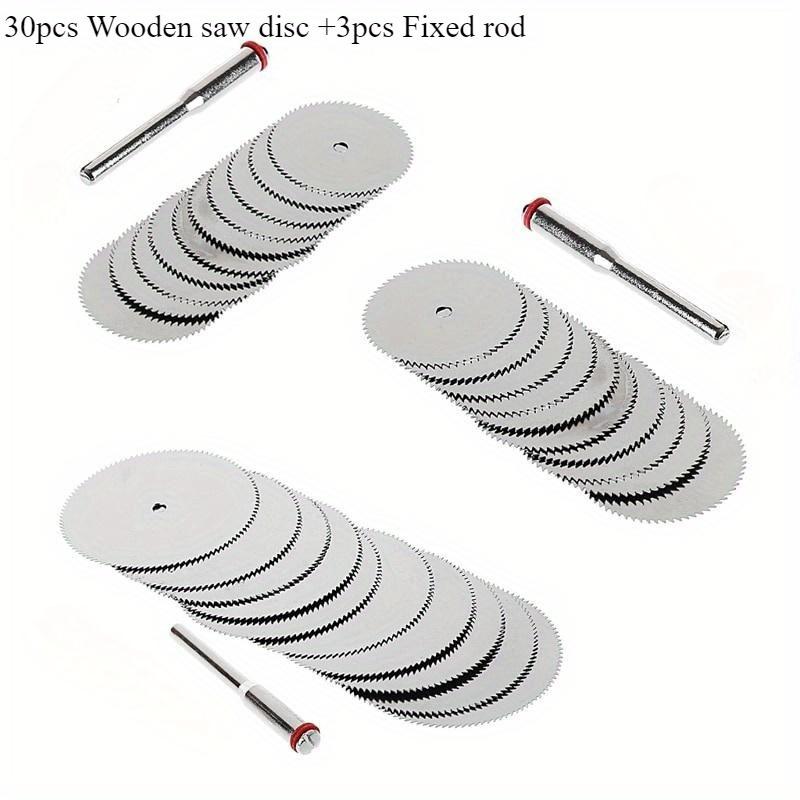 33pcs/set 22mm Wood Cutting Disc Dremel Rotary Tool Circular Saw Blade Dremel Cutting Tools For Woodworking Tool Dremel Accessories