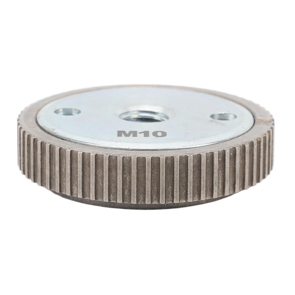 Прижимная пластина угловой шлифовальной машины M10 с резьбой серебристого цвета, быстросъемная зажимная гайка угловой шлифовальной машины