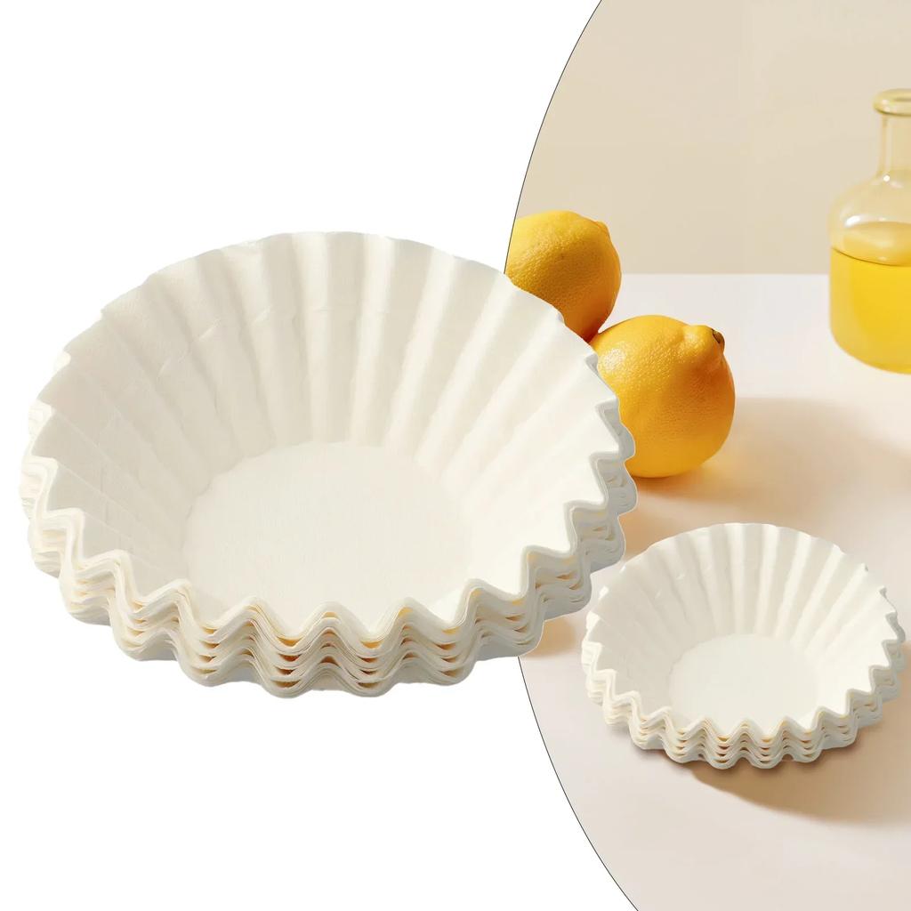 Высококачественная пищевая фильтровальная бумага Кофейные бумажные фильтры 2.0 Большой кофейный фильтр Кофемашина Одноразовые бумажные фильтры Белый