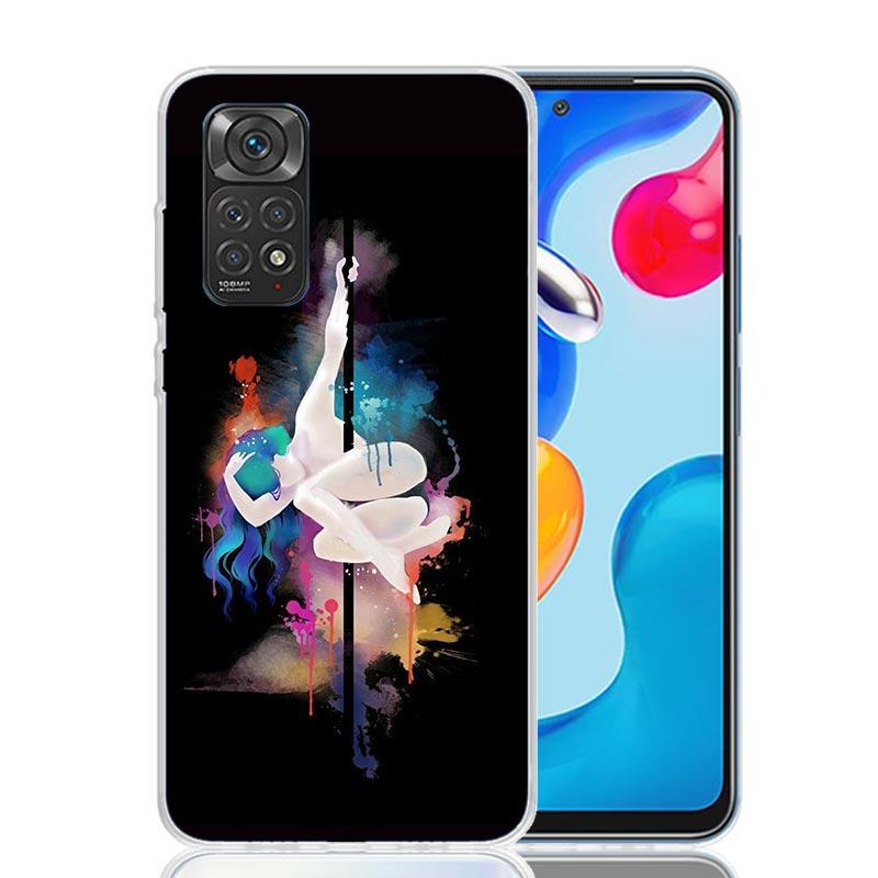 Pole Dancer Dancing Phone Case For Xiaomi Redmi Note 13 14 15 Pro Plus 12S 12 14S 11S 11E 10 10S 11 11T 5G 4G Cover Coque Redmi