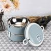 Products Bento Box Food Container Lunch Box Stainless Steel Lunch Box Portable Stainless Steel Blue Rice Noodle Lunch Box Food Container