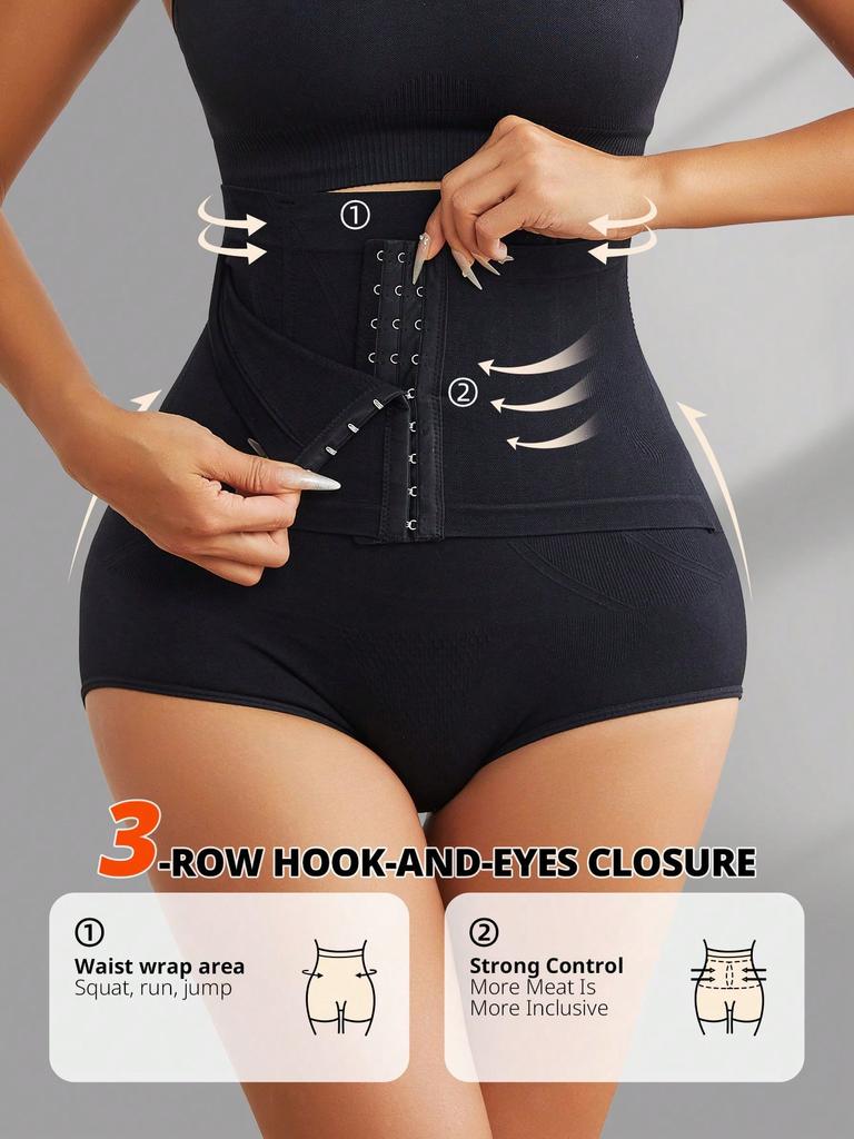 Women Seamless High Waist Waist Cincher Panty Briefs Strong Compression Faja Shaperwear Tummy Control Body Shaper Belly Shaping Butt Lifting Underwear