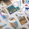 50 шт./книга Тема Путешествия Книга с материалами Руководство для DIY Скрапбукинг Фоторамка Дневник Конверт Декор