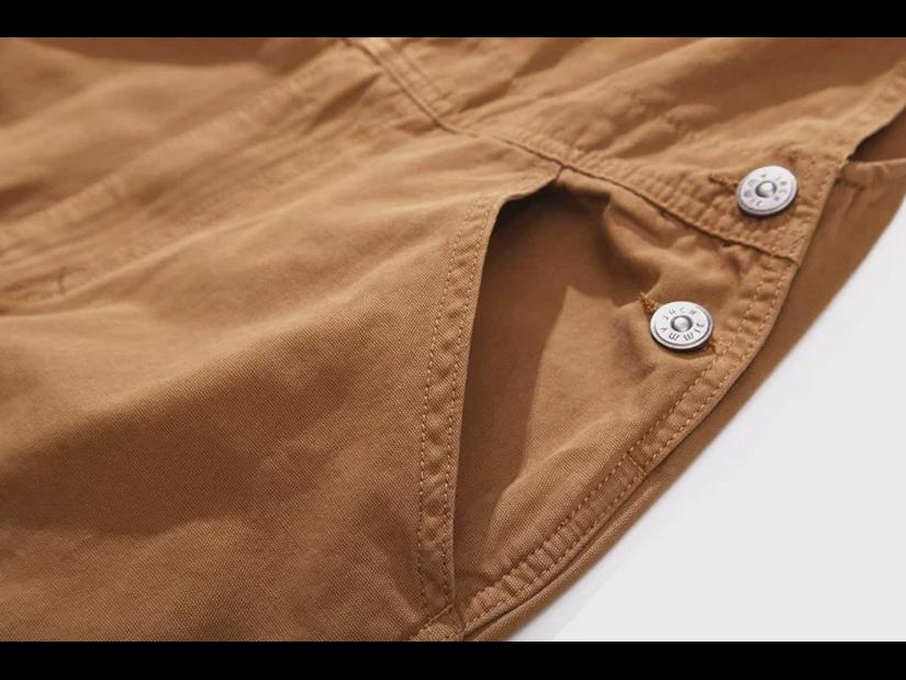 Мужской рваный ретро-джинсовый комбинезон: Свободные, модные и универсальные повседневные комбинезоны.