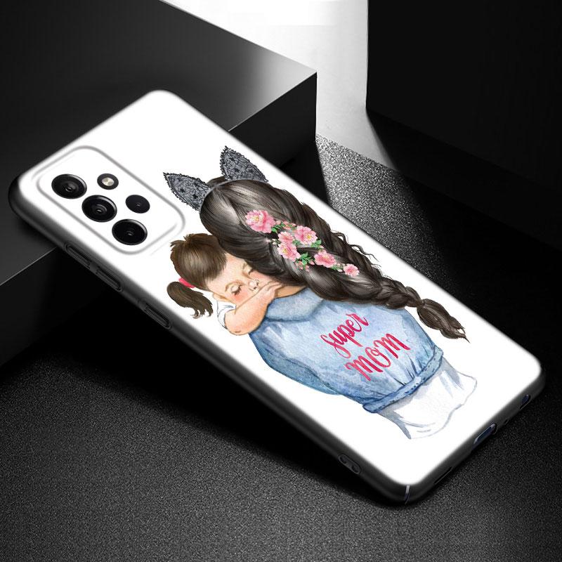 Super Mom Baby Girl Boy Phone Case For iPhone Samsung Galaxy Redmi Xiaomi Oppo OnePlus Note S A 7 8 9 10 11 12 13 14 20 21 22 23 53 54 Pro Max Ultra