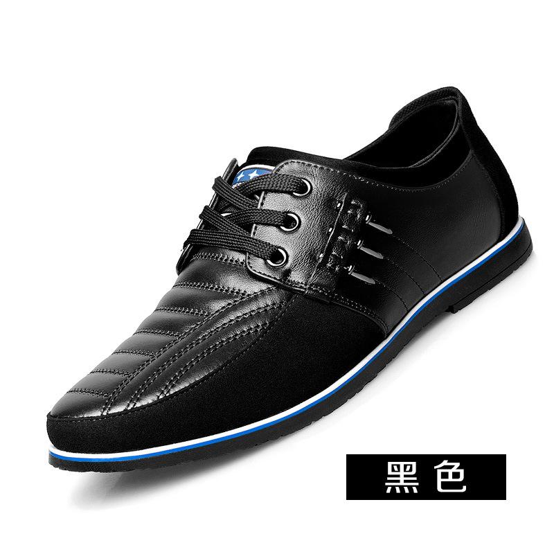 2024 Men Genuine Leather Shoes High Quality Elastic Band Fashion Design Solid Tenacity Comfortable Men's Shoes Big Sizes Yuj8