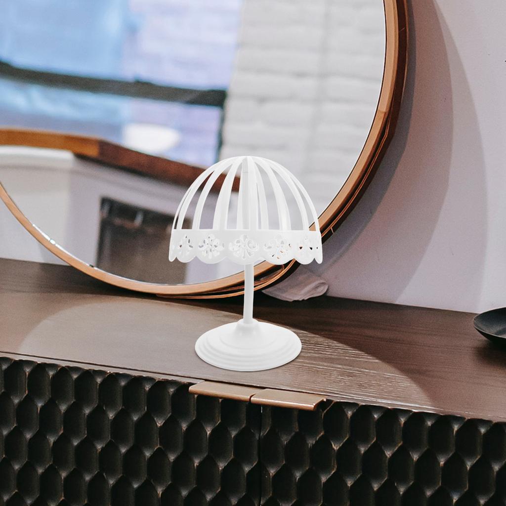 Plastic Dome Shape Hat Holder Stand Desktop Baseball Cap Rack Organizer Hat Display Stand Dome Shape Cap Rack