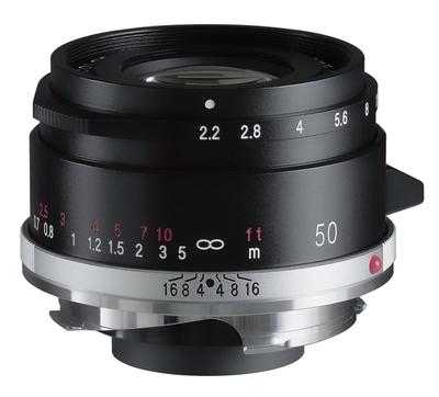Voigtlander COLOR-SKOPAR 50 мм F2.2 VM Черный стандартный объектив с одним фокусом, ручная фокусировка, совместимый с креплением Leica M, сменный объектив