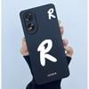 Чехол для Oppo A18 A38 A58 A78 4G Чехол Защита камеры Минималистичный Буквы Жидкий силикон Мягкие задние крышки для Oppo A 38 A 18 Корпус
