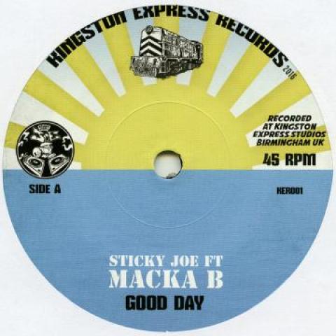 7inch Record MACKA B, STICKY JOE / ITAL HORNS, S - Good Day / Good Day Version KER001 Kingston Expres 2016 UK Reggae, Ska & Dub