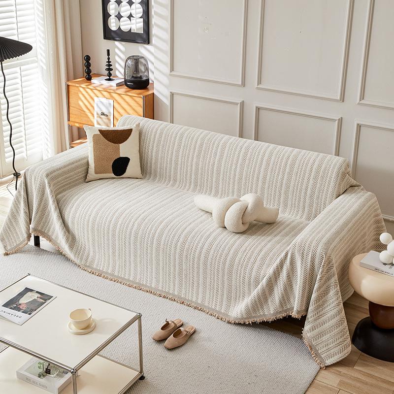 Скандинавский однотонный летний крутой чехол для дивана, полотенце для дивана, полное покрытие для дивана с защитой от царапин, нескользящее домашнее животное, детское диванное полотенце