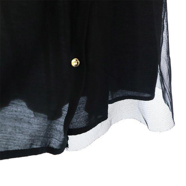 И Кутюр Без рукавов Прозрачный Вырез 38 черный Женский Б/У