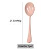 1Pc Serving Spoon Set Stainless Steel Hot Pot Spoon Colander for Dinner Household Public Dinnerware Slotted Spoon Kitchen Tableware