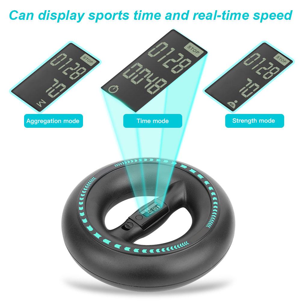 ABS Электронный нескользящий дугообразный руль Тренажер для силы рук и запястий Фитнес-оборудование для мышц груди и спины