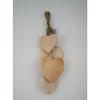 Hanging Decoration - 14001200 - Wooden Hearts - 4 Pieces - Beige - Indoor