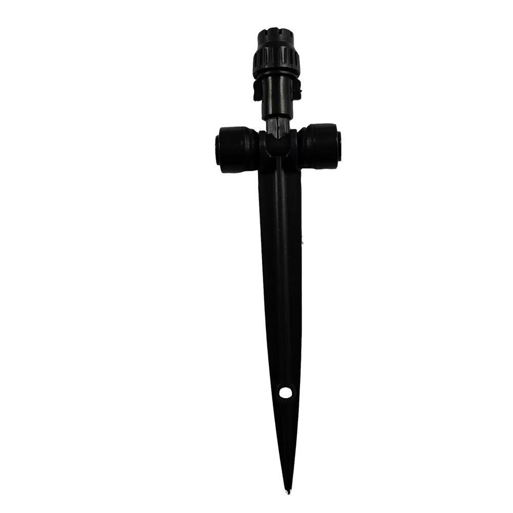 Adjustable Integrated Sprinkler Head for Garden Irrigation - Sprays, Drips, and Atomizes Water.