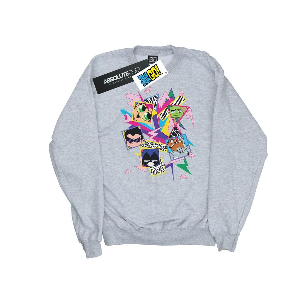 DC Comics Mens Teen Titans Go 80s Icons Sweatshirt