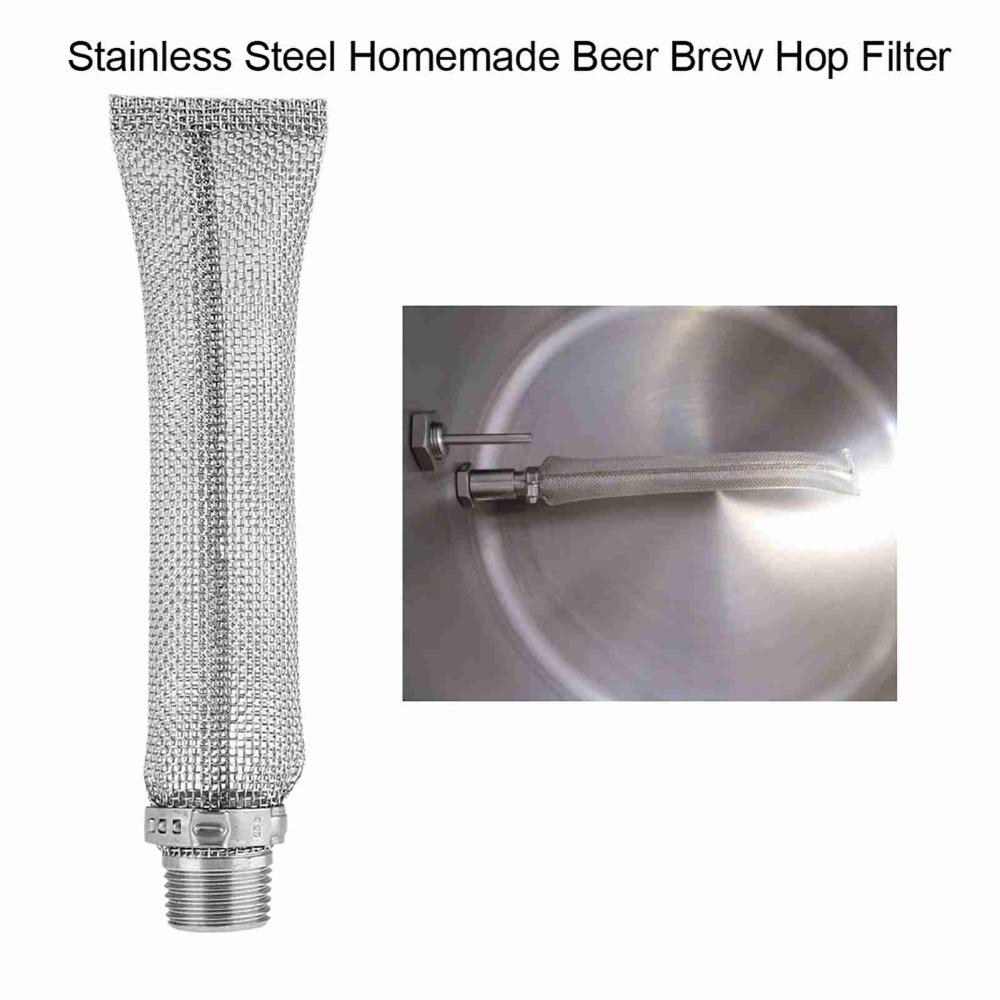 Mesh Filter Beer Brew Filter 1/2in NPT Home Brewing Filter For Kettle Mash Tun