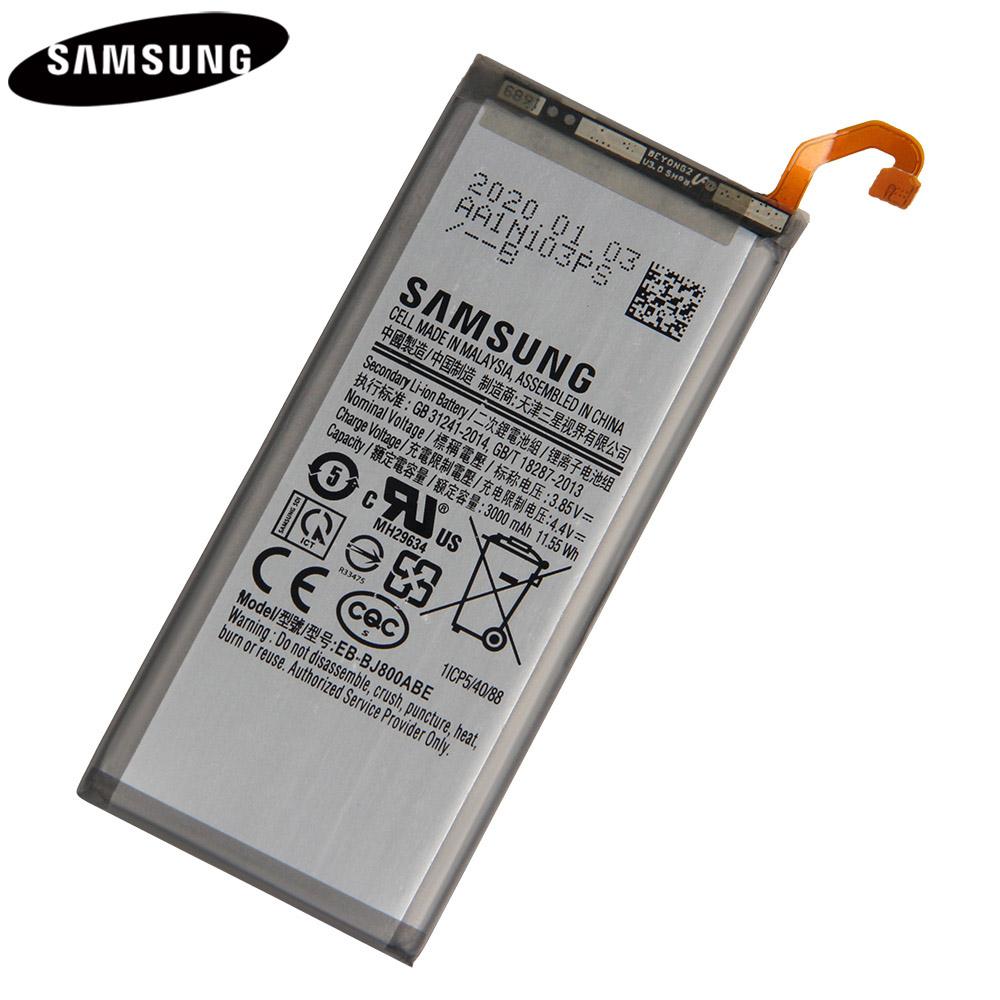 Original Replacement Battery EB-BJ800ABE For Samsung Galaxy J6 A6 On6 2018 Version SM-A600F J600 3000mAh