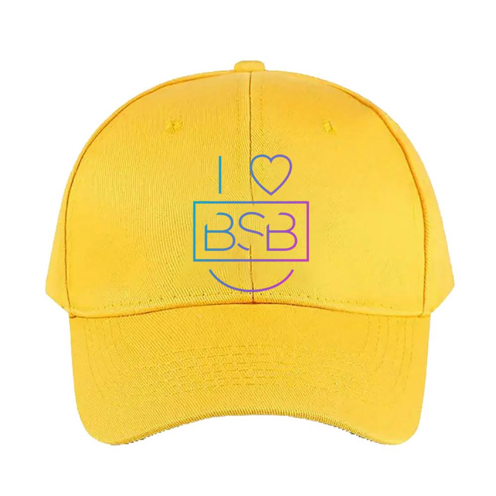 i love Backstreet Boys Caps Summer Adult Baseball Cap Adjustable with Curved Brim Duckbill Hat Protection Sun Hats