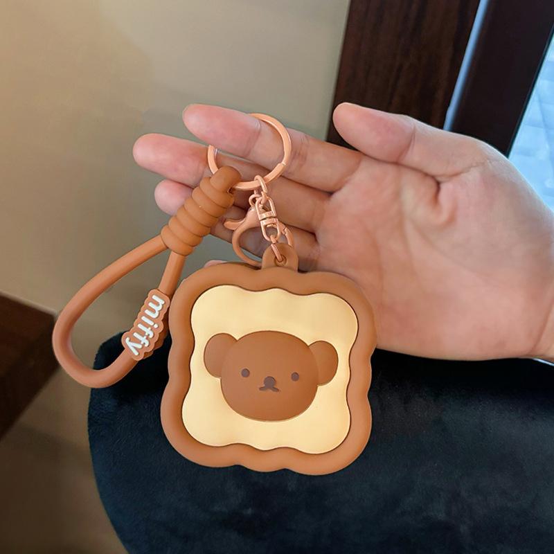 Kawaii Miffy Boris Silicone Coin Purse Cute Cartoon Mini Earphone Bag Pendant Coin Storage Bag Toy Gift for Gril