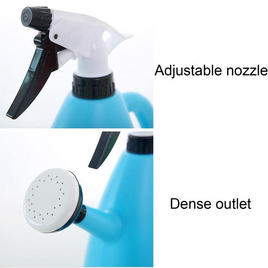 1000 мл распылитель воды утолщает пластиковую регулируемую насадку двойного назначения лейку для сада