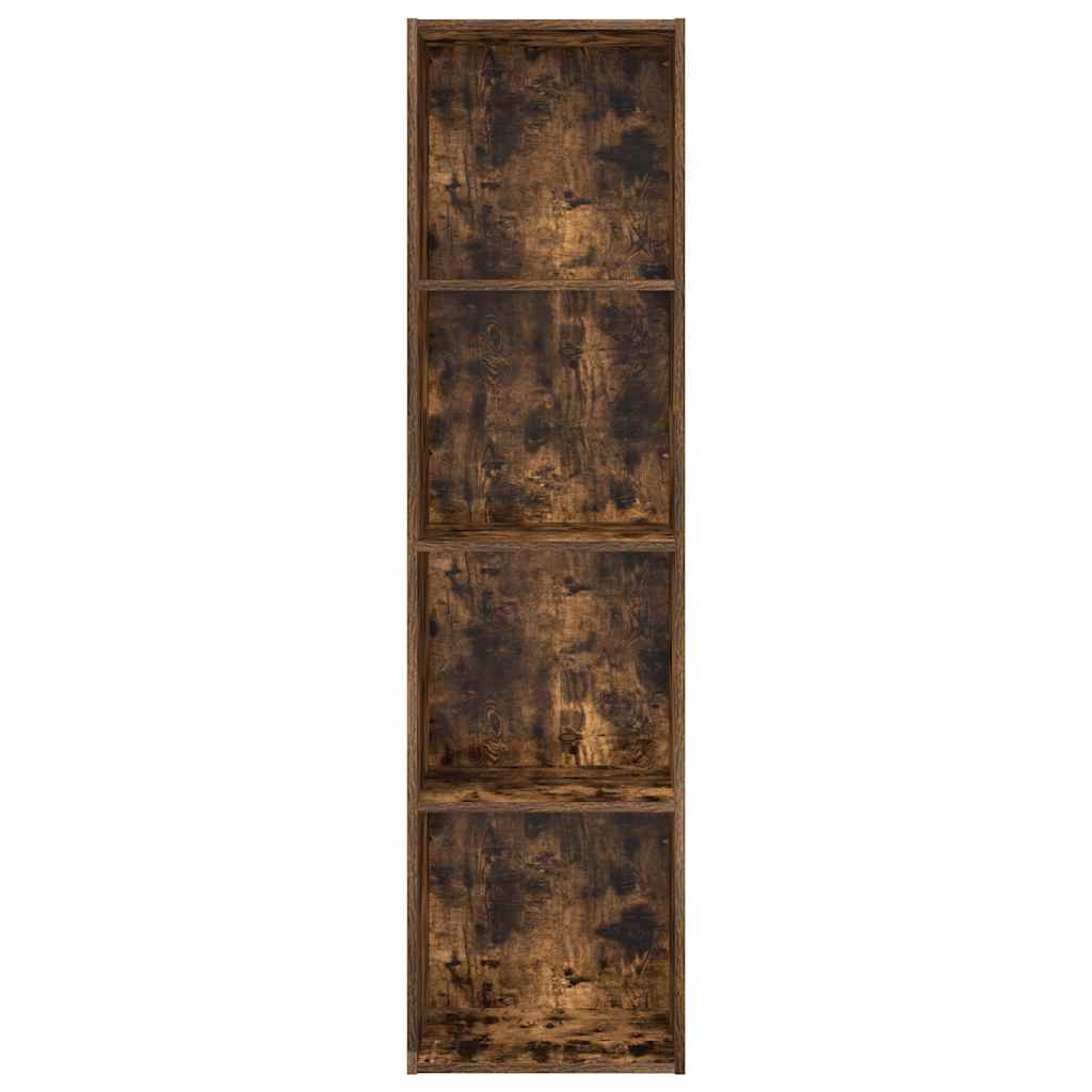 Bookshelf Smoked Oak 40x30x152 cm Engineered Wood
