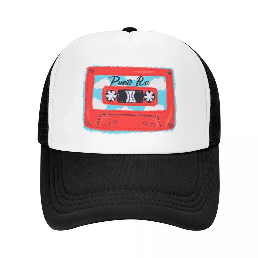 Puerto Rico Cassette Baseball Cap black western Hat Golf Hat Unisex Golf Wear Unisex Hats Womens